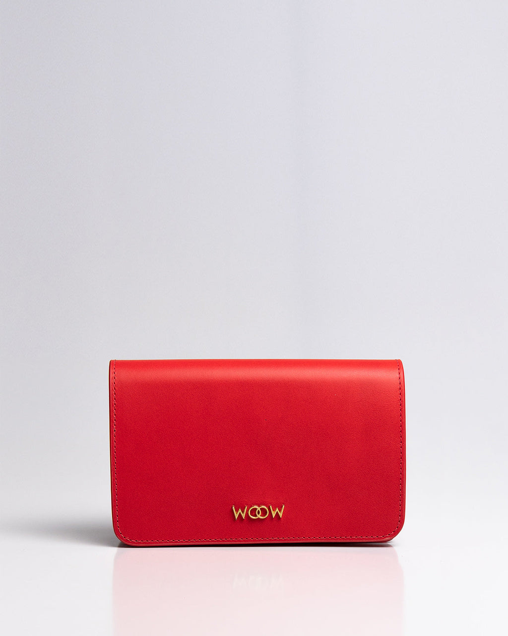 Bolsa Pequena Aura Couro Vermelho WOOW