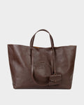 Bolsa Grande Milano Couro Chocolate WOOW