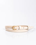 Cinto Bianca Couro Off White WOOW