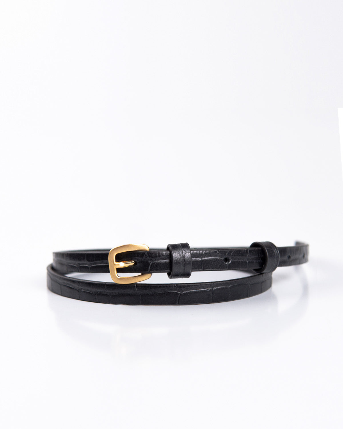 Cinto Bianca Couro Preto WOOW